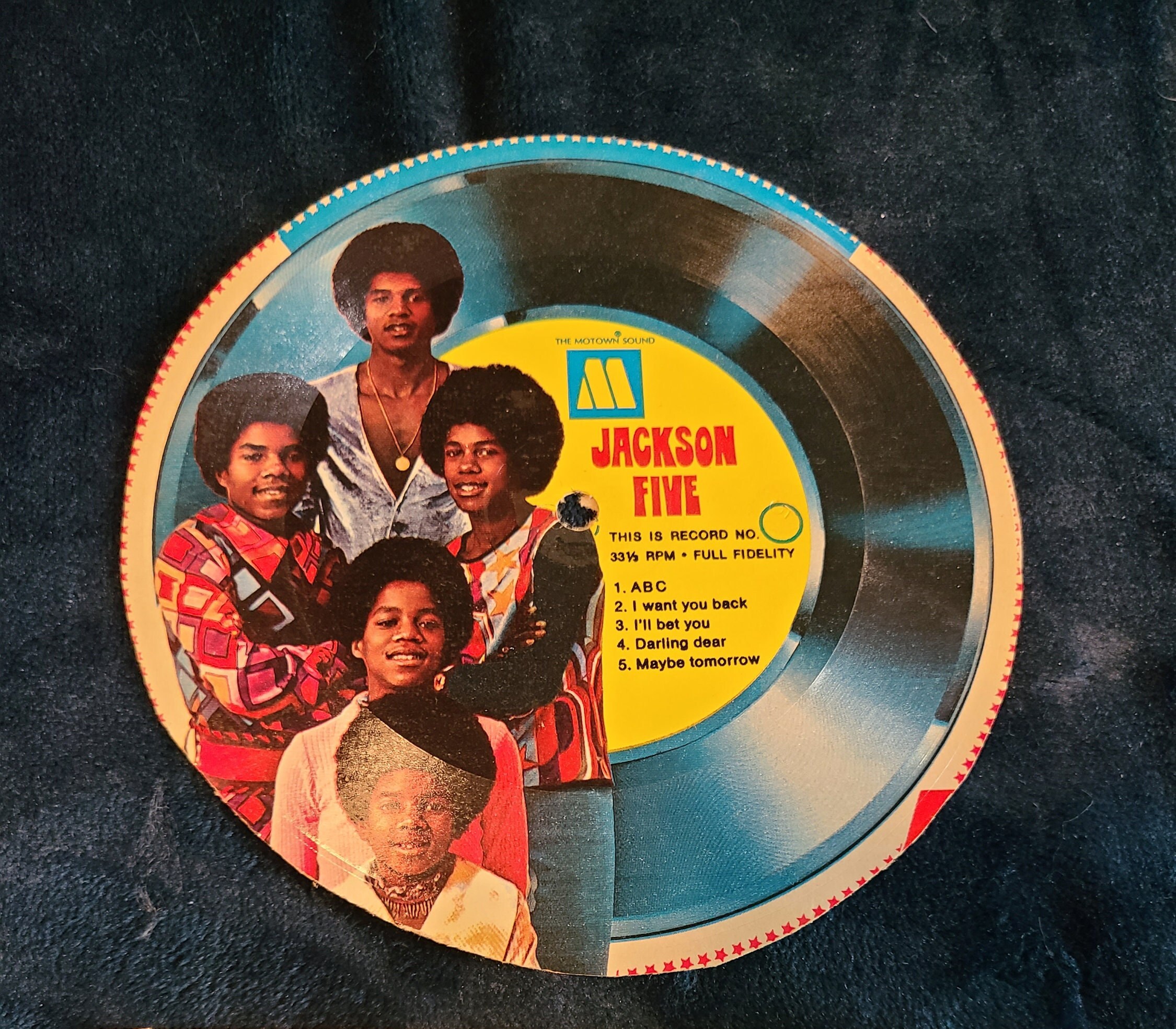 The Jackson Five Vintage Cereal Box Record Etsy