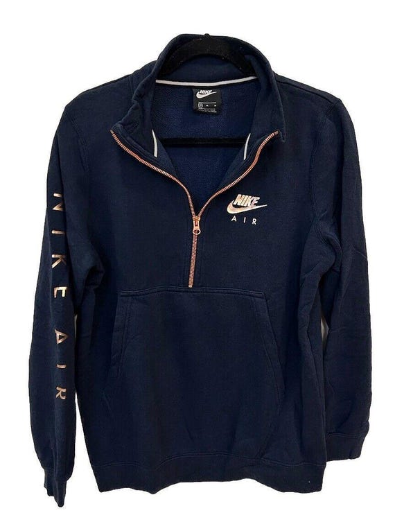 Nike half zip rose gold deals