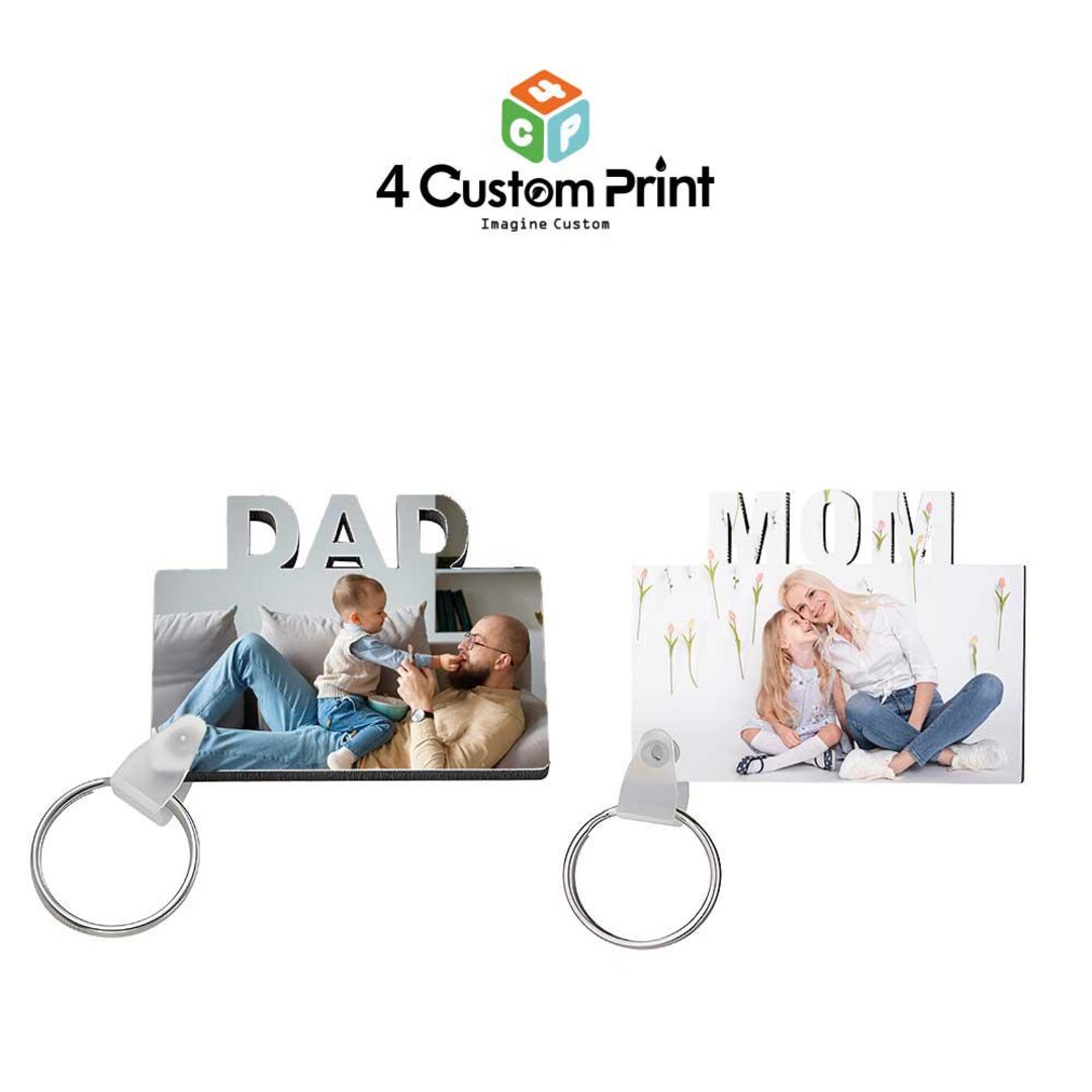 Custom Photo Sublimation Blank Keychains, Double-side Printed Key ...