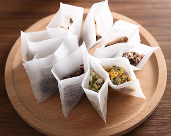 200-300 Non-Woven Heat Sealable Loose Tea Herb Bag Filter (Varies Sizes)