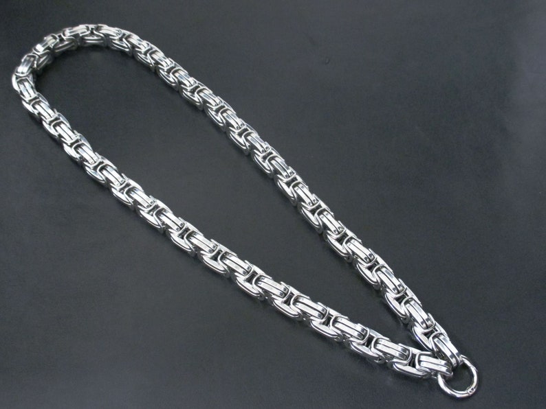XXL Kings Chain En acier inoxydable Mousqueton rond Chaîne Etsy France