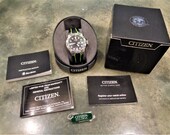 Vintage Men 39 s Citizen Eco-Drive GN-4-S E168-S080100 WR200 Dive Watch in Excellent Cosmetic Working Condition w Original Box Paperwork