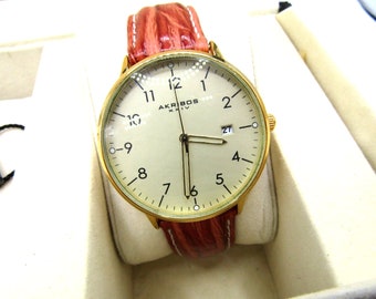 New in Box Beautiful Akribos XXIV AK715 / AK715YG with Sapphire Crystal Watch!!!