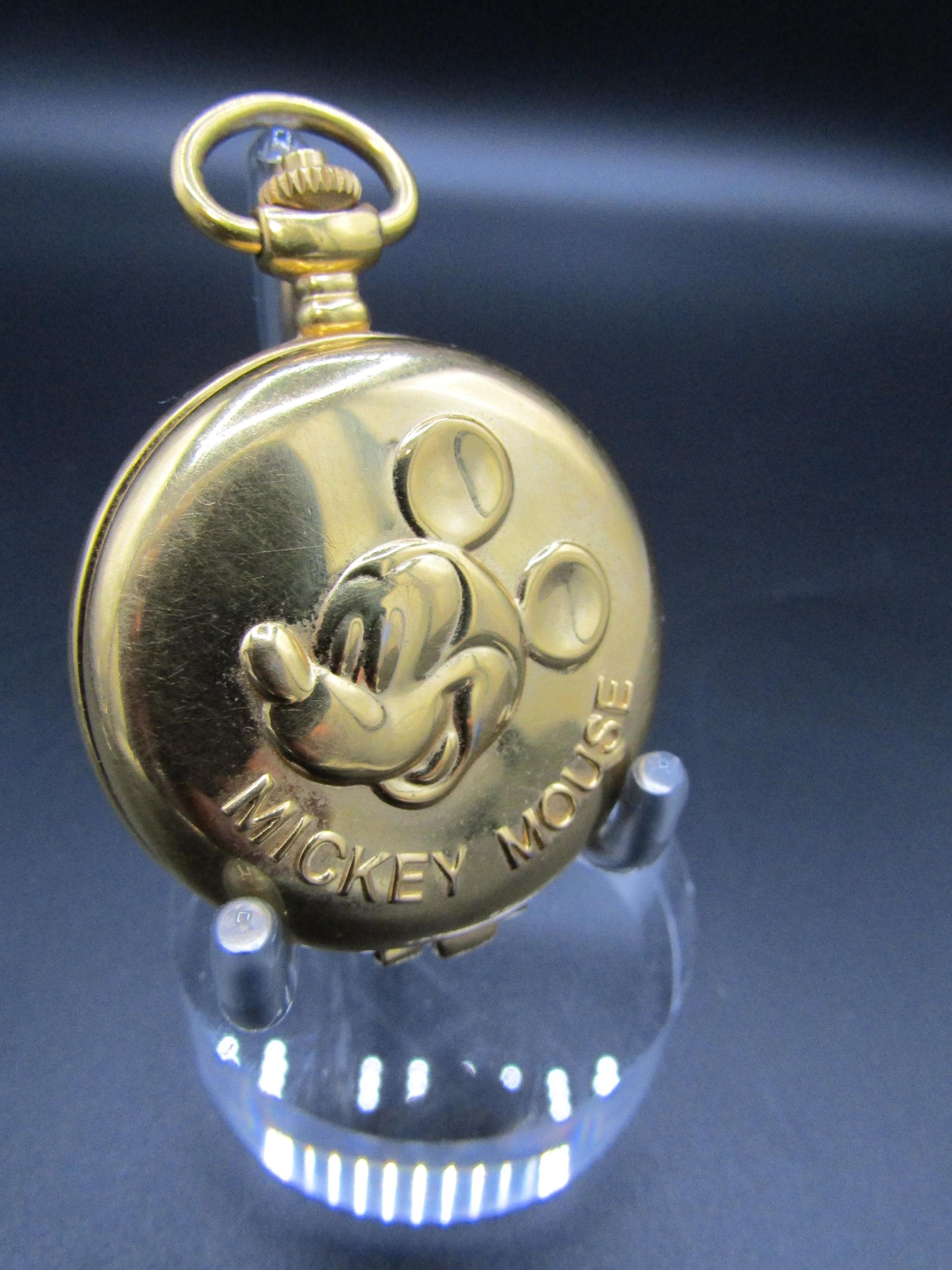 Mickey Mouse Pocket Watch - Etsy