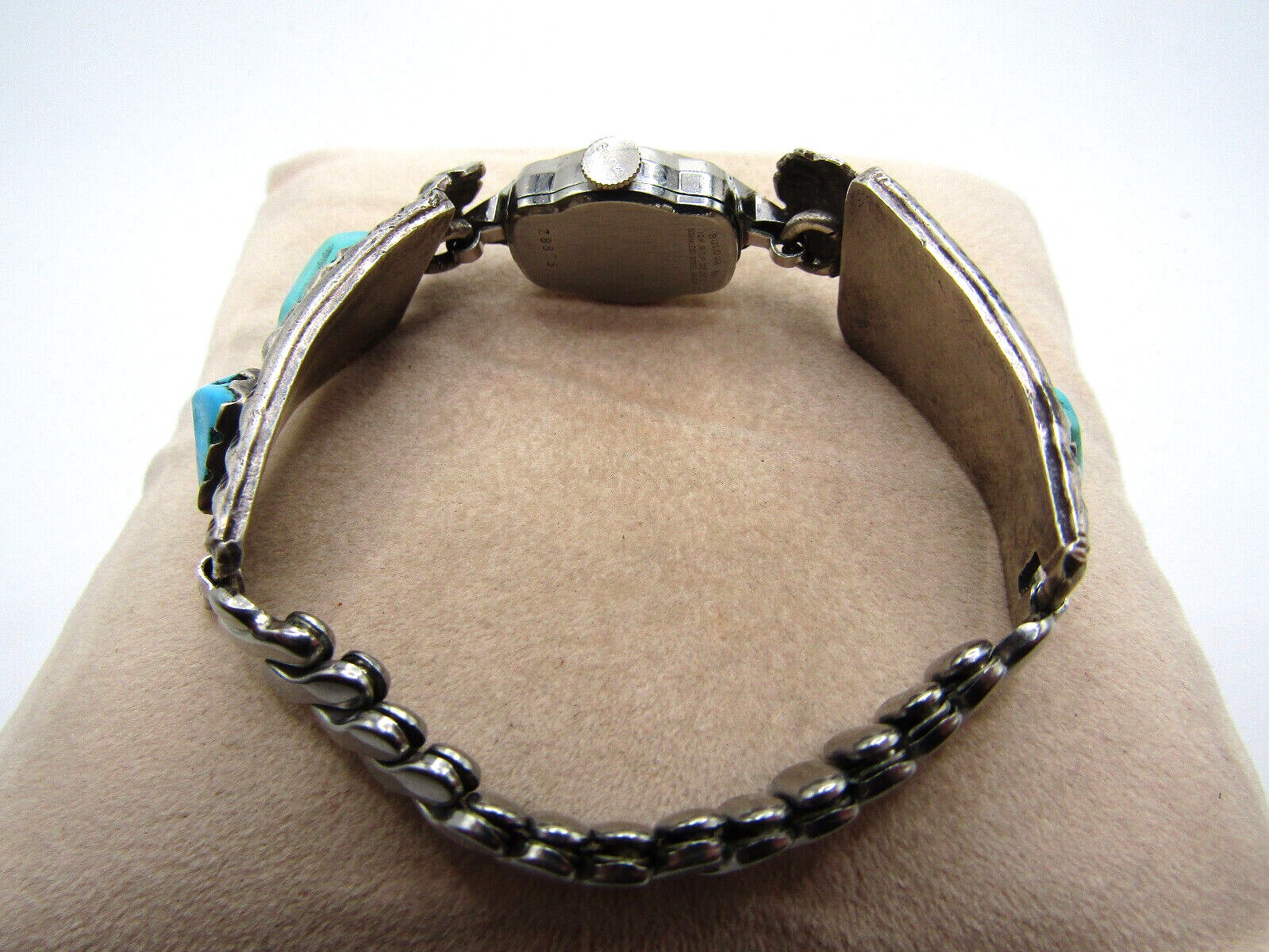 Vintage Beautiful Native American Navajo Sterling Tips 