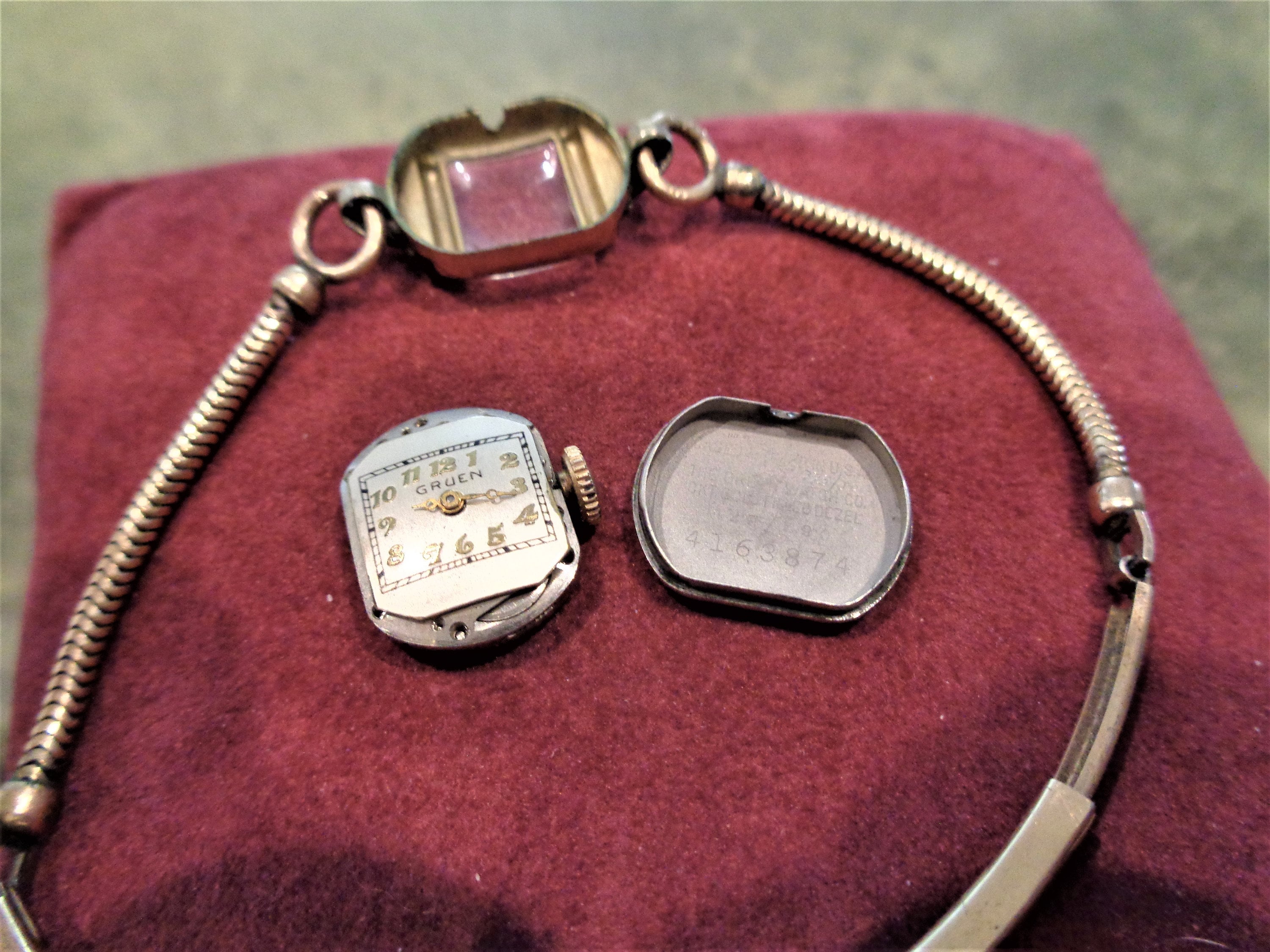 Vintage Rare Gruen Precision Ladies Cocktail Watch 10K Gold