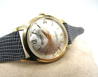 Vintage Rare Belair Stratford 21 Jewel Cal. Lorsa P72 Watch with New JB Champion Lizard Calf Band Excellent Cosmetic & Working Condition!!!