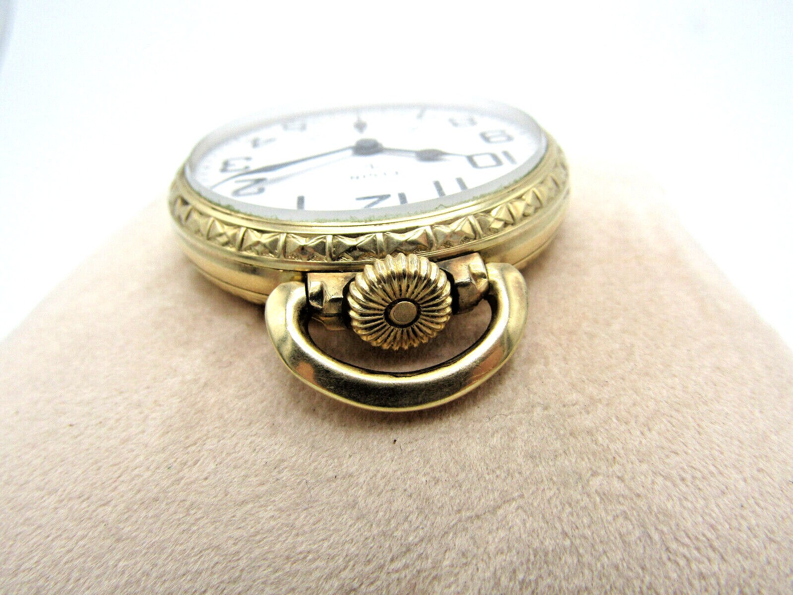 Montre De Poche Elgin Laminé Or - Grade 573, 17 Rubis, Ajustement 5 Positions, Mécanique Manuelle