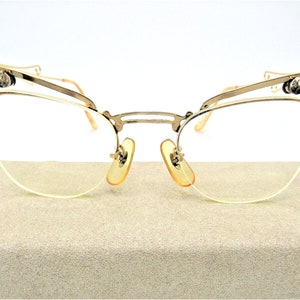 Vintage Ultra Rare Scarce Diamante Bausch and Lomb B&L 12K Gold Filled Eyeglasses!!!! These glasses are rarely seen on Ebay or anywhere!!!