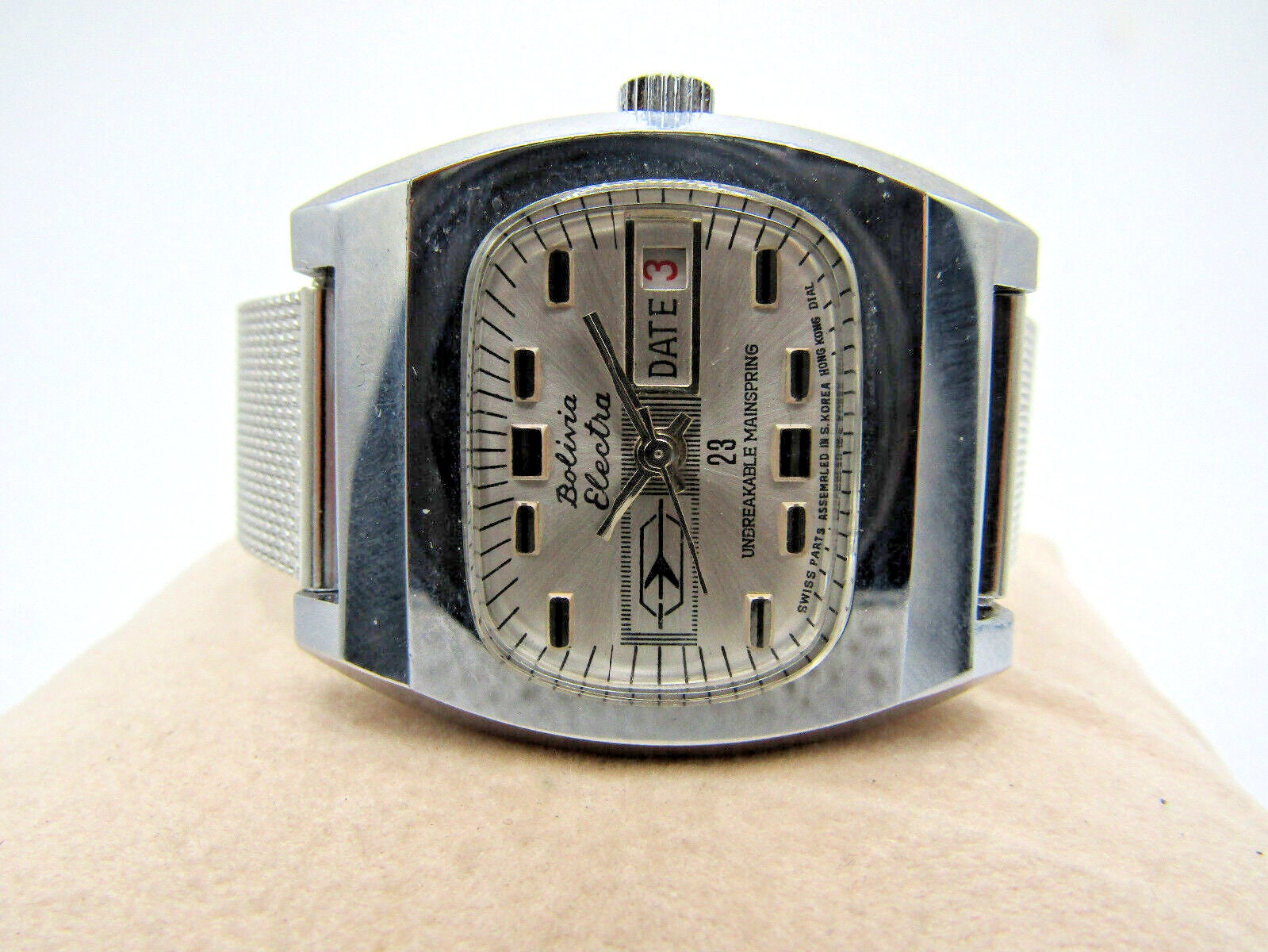 Vintage Beautiful Bolivia Electra 23 Cal. ETA EB 8800