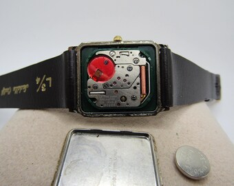 Vintage Rare Gents Seiko 9020-5399 Textured Channel Dial Slim Thin
