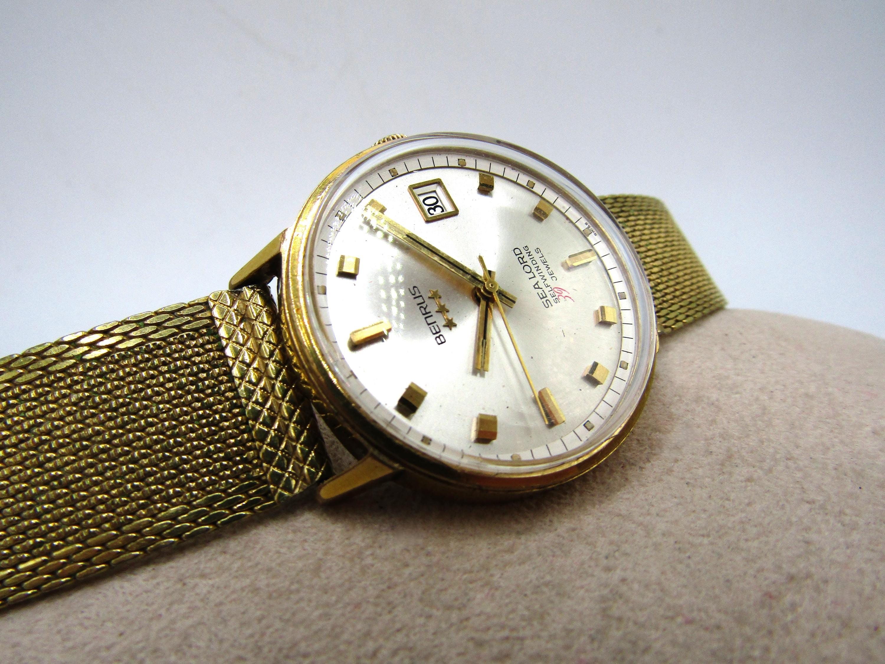 Vintage Orient 3 Star Crystal Automatic Japan Mens Wrist