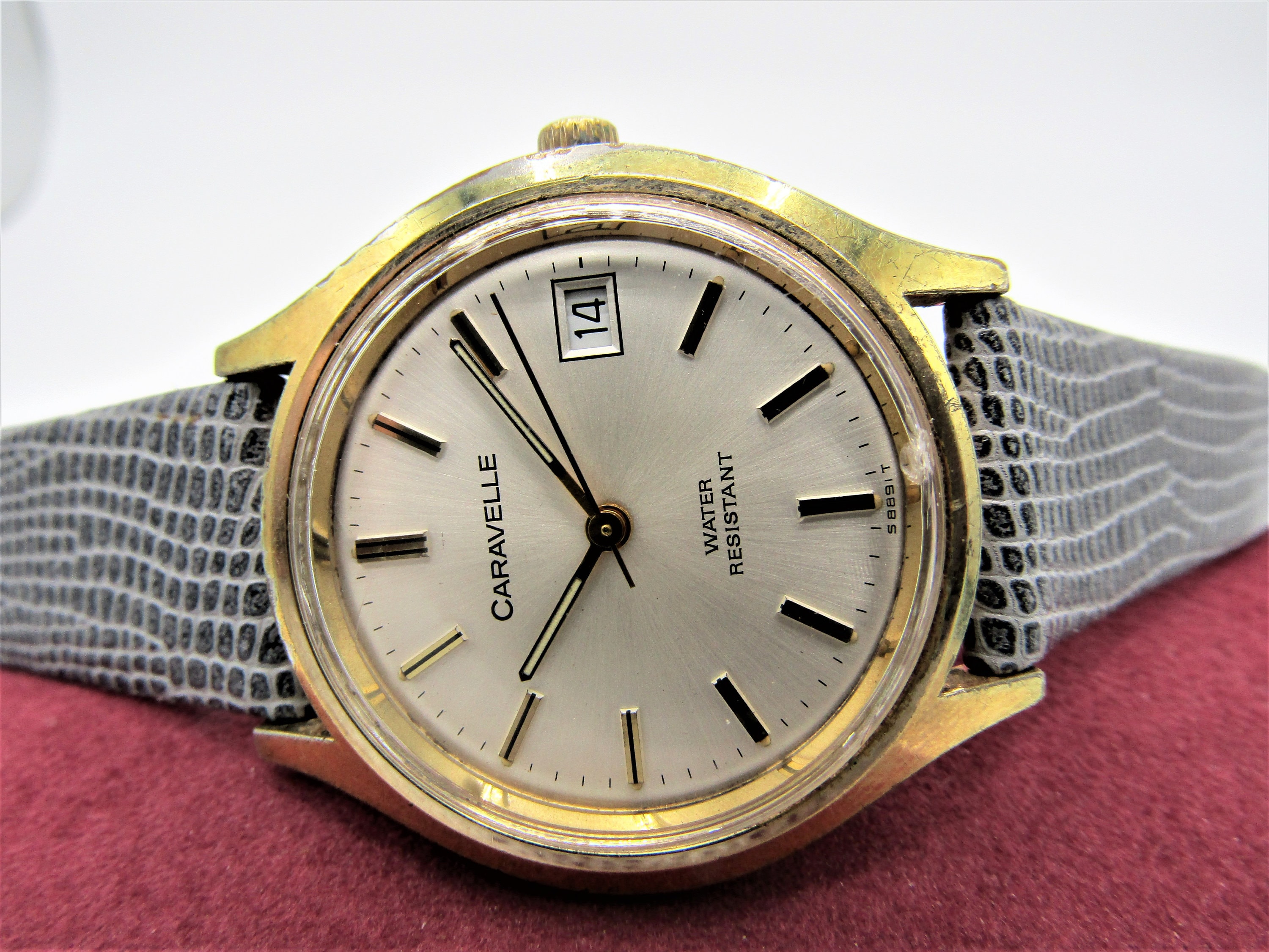 Vintage Gents Caravelle by Bulova S 889 T Caliber Movement
