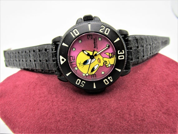 Rare Armitron Tweety bird watch 1990s Vintage Tweety-shaped Watch by Armitron | Looney Tunes  main image 3