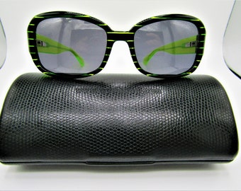 Vintage EyeBobs The Gradute 123P 44 Polarized Handmade Sunglasses with Original Case in Excellent Condition!!!!