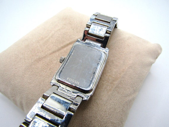 Vintage Beautiful Fossil ES-2021 Diamond Watch wi… - image 10