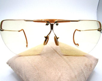 Vintage Ultra Rare HY-WYD Bud Decot 12K Gold Filled Large Shooting Sunglasses and Photochromatic Lenses in Excellent Condition!!!