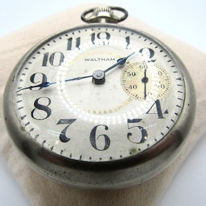 Vintage Rare 1891 Waltham 18s Grade 15 Adj&#39;d Jagd Taschenuhr mit seltener 3 Uhr kleine Sekunde in sehr gutem kosmetischen und funktionsfähigen Zustand !!!
