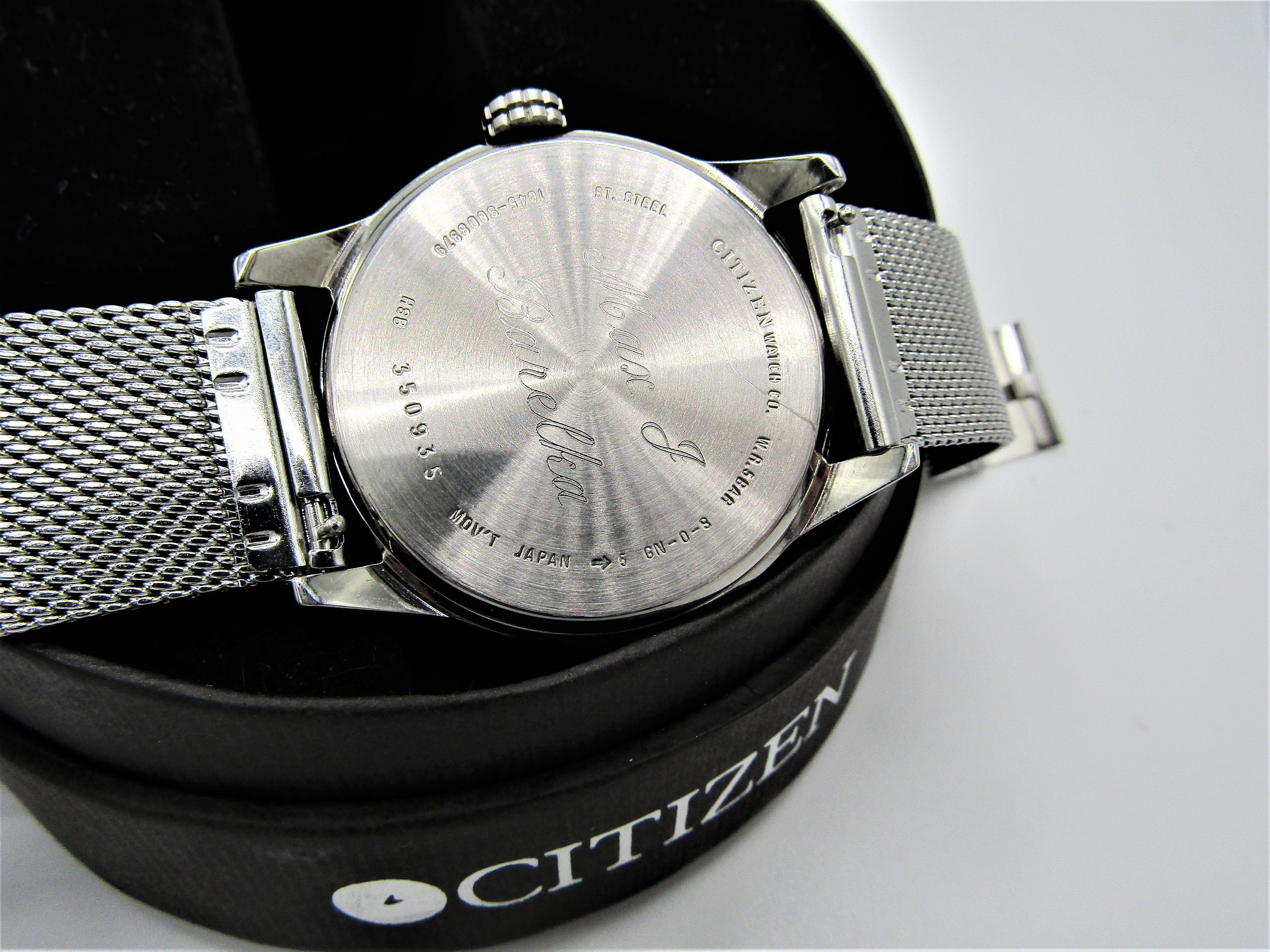 Vintage Rare Citizen Sub Second 1045 S008379 HSB GN 0 S Watch W
