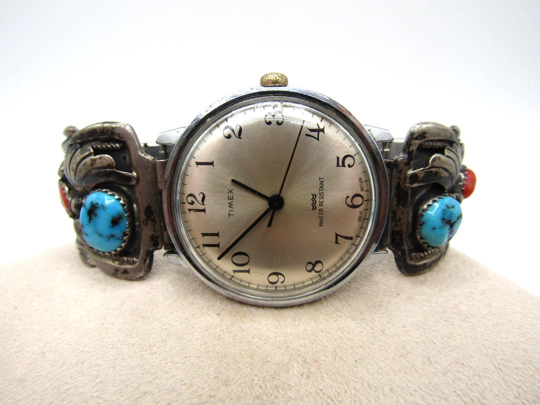 Vintage Beautiful Men's Native American Albert Yazzie Sterling