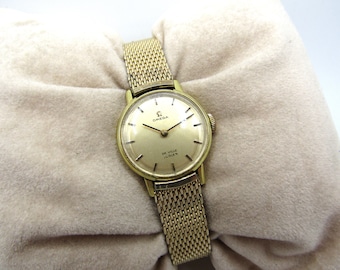 Vintage Beautiful Ladies Omega Deville Turler Cal 6.20 Ref. 511.217 Swiss Made Watch with GF Case and Bracelet in Great Working Condition!!!