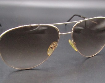 Óculos de sol aviador vintage raros Cutler and Gross of London, modelo 0740 G, feitos à mão, em excelente estado de conservação!!!
