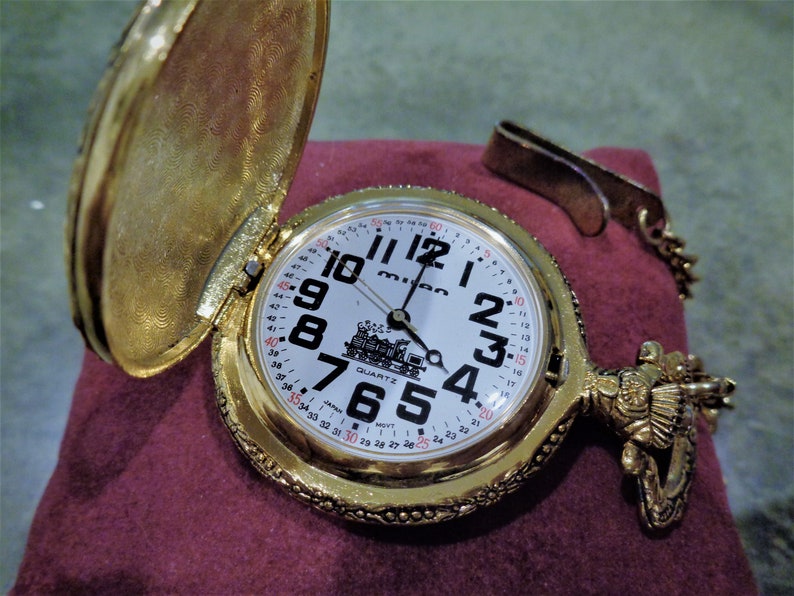 milan quartz pocket watch