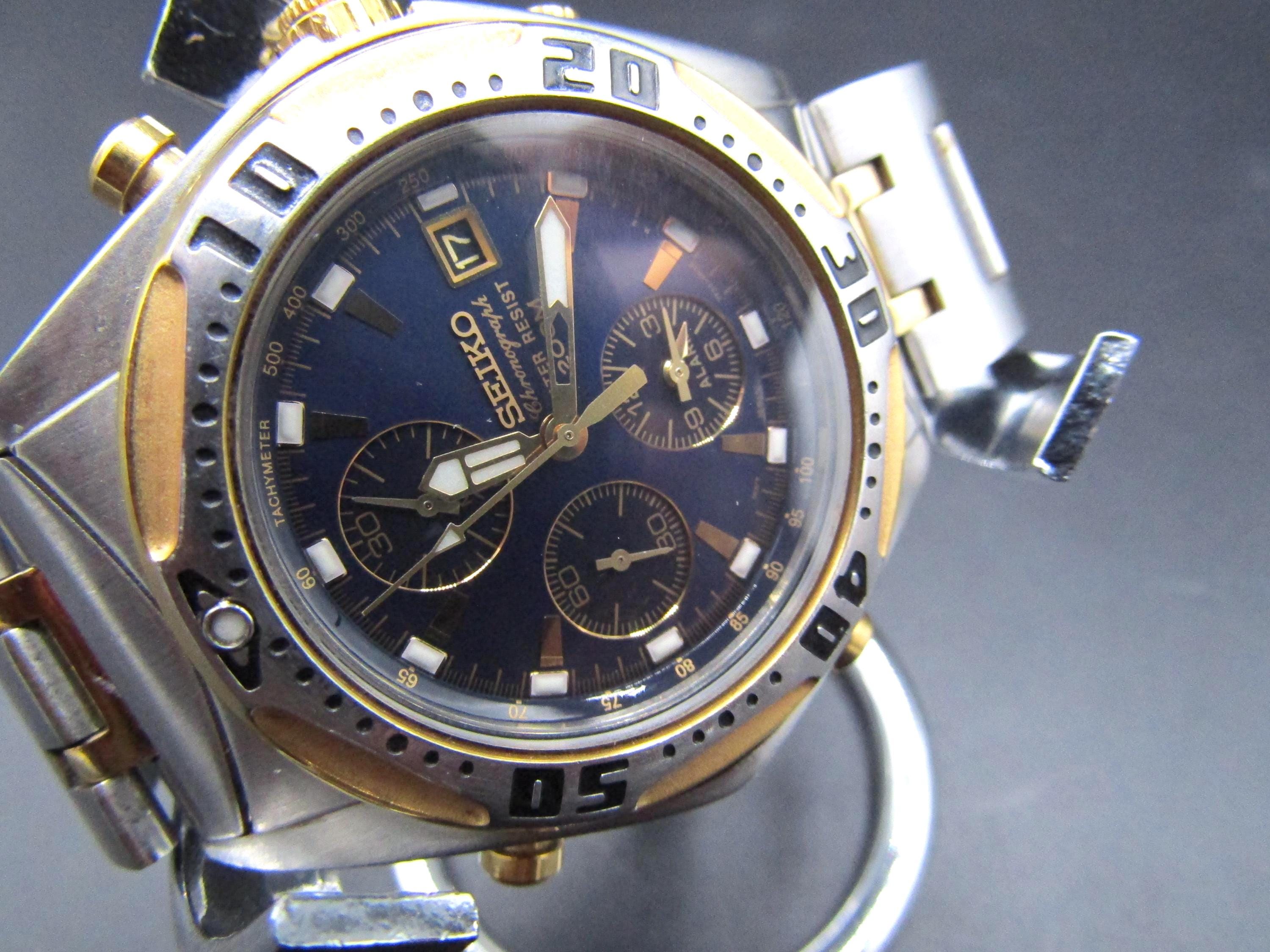 Seiko 7t32 Chronograph - Etsy