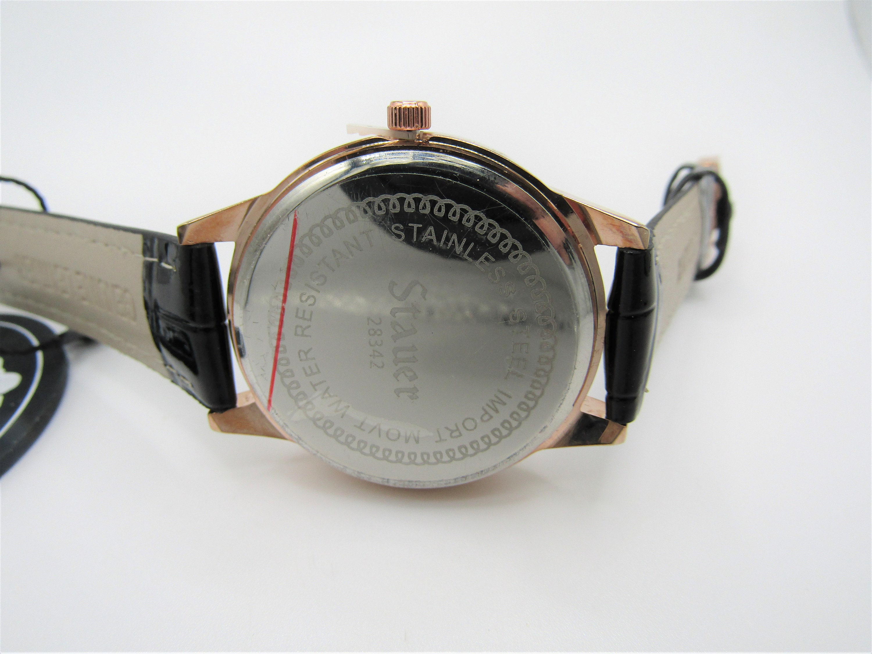 New Beautiful Stauer Sirene 28342 With Rose Gold Case 