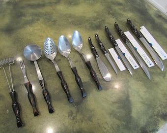 Cutco x11 Lot Set Basting Slotted Serving Spoon / Whisk / Ladle / Trimmer / Butcher Knife / Carvers / Fork / Spatula Spreader!!!