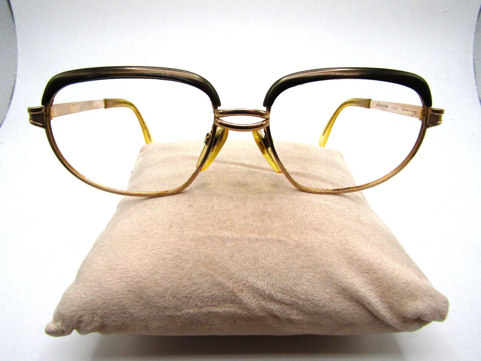 ヴィンテージ RODENSTOCK 問合せる CLARINA ブローライン メガネ 54