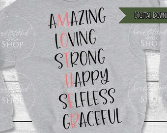 Download Mother Acronym Svg Etsy