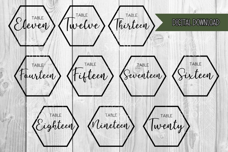 Free Free 293 Wedding Table Numbers Svg SVG PNG EPS DXF File