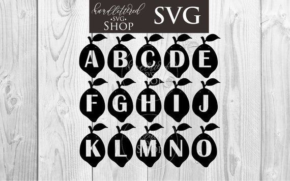 Download Lemon Alphabet Bunting Banner Svg Bundle Numbers And Symbols Etsy