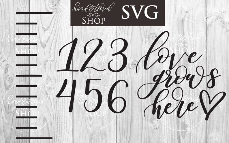 Download BEST SELLER Growth Chart Svg Love Grows Here Svg Script | Etsy