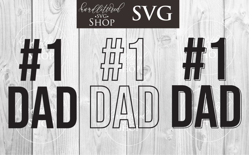 Download Number 1 Dad SVG Bundle Father's Day SVGs Celebrate | Etsy