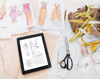 How to Sewing Patterns Booklet eBook Pattern Fitting Sewing Book