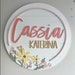 see more listings in the Floral Round Name Signs section