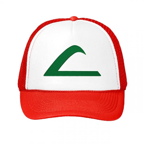 High Quality Exclusive Embroidery PKMN Trainer Ash Cosplay Trucker Dad Hat Men Women cap