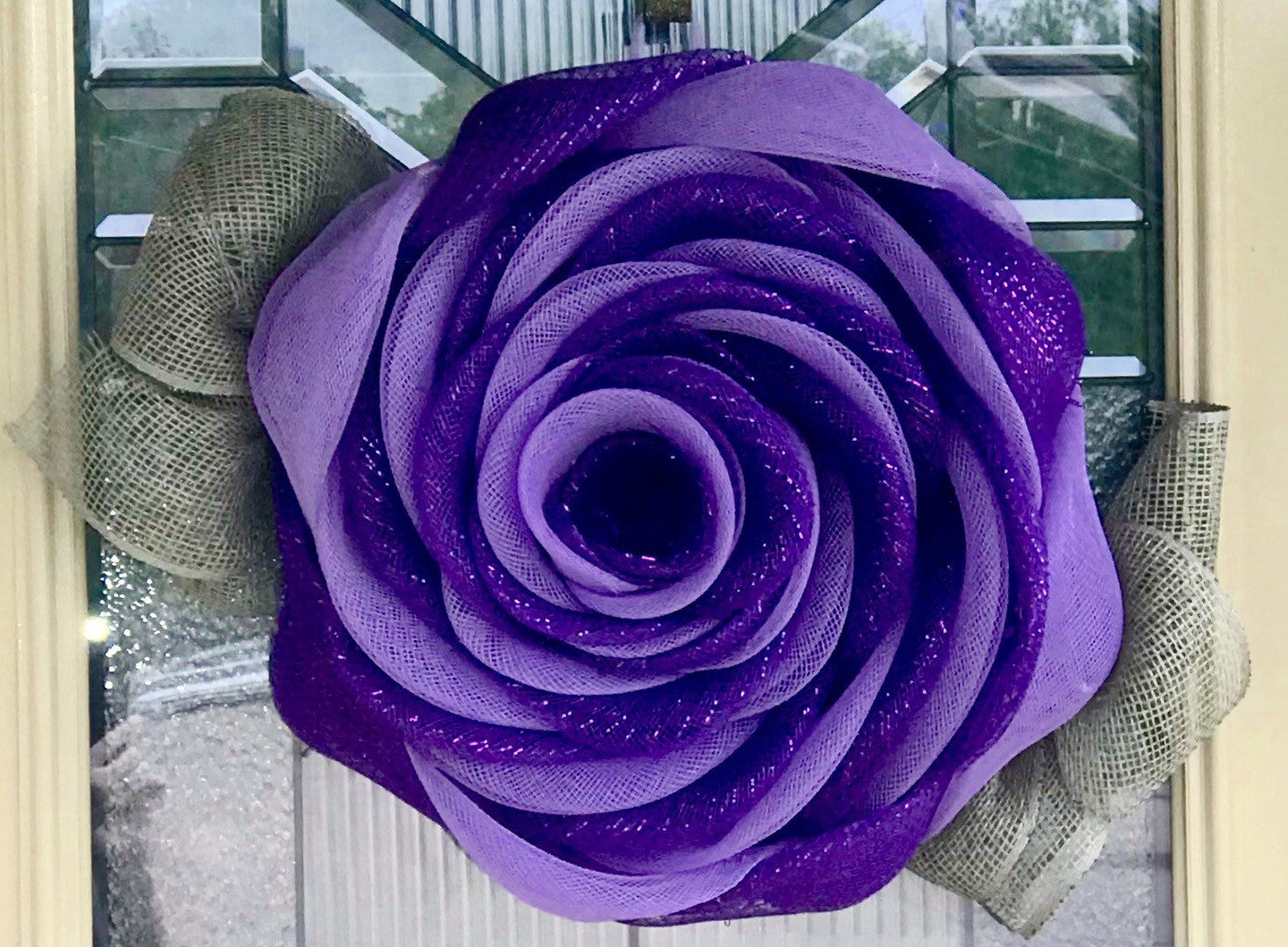 Rose Wreaths, Deco Mesh Rose Wreaths, Wedding Roses Decorations, Rose