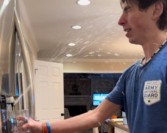 Turn your fridge into a water gun with this prank… the fridge spraywe