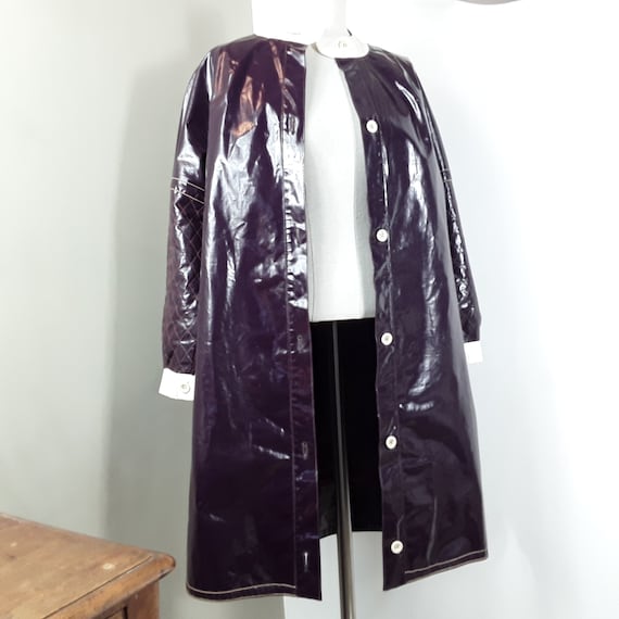Very Rare Original 1960s Mary Quant PVC Raincoat … - image 6