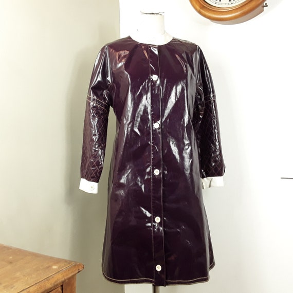 Very Rare Original 1960s Mary Quant PVC Raincoat … - image 1