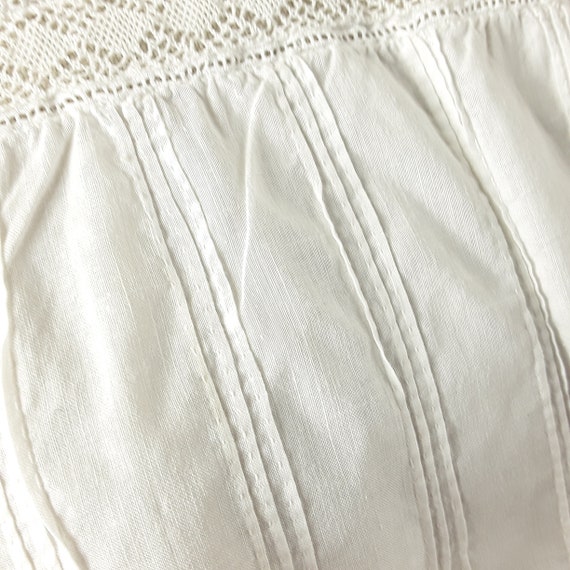 Antique Victorian/Edwardian Fine Cotton Nightgown… - image 3