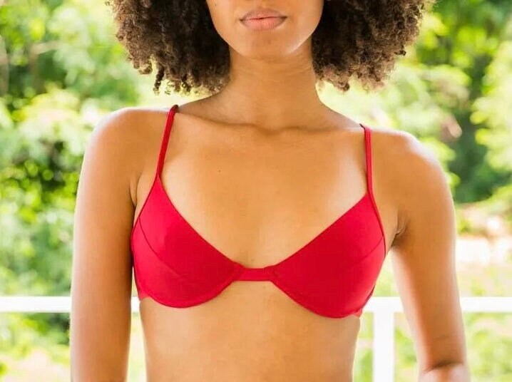 underwire bikini red