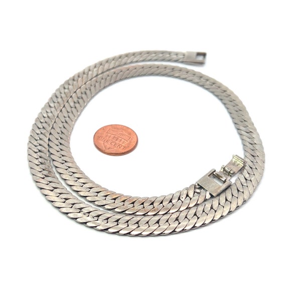Herringbone Chain Necklace - image 2