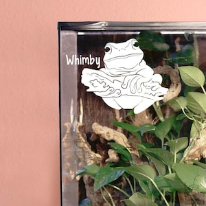 Whites Tree Frog Car Decal Cute Amphibian Laptop Sticker
