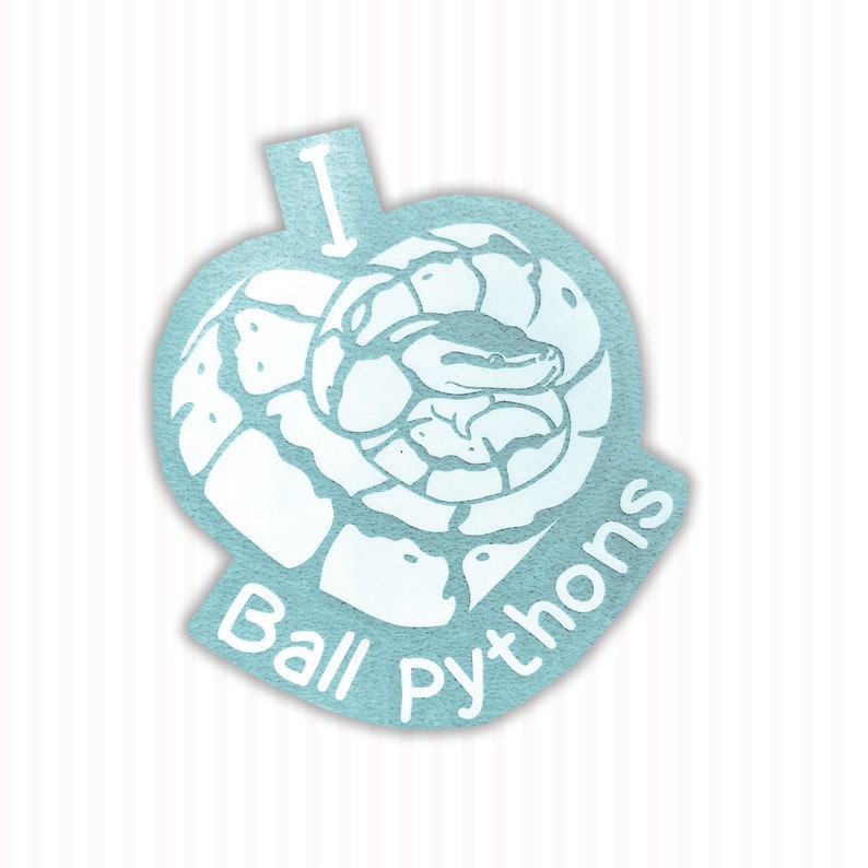 Ball Python Decal Snake Sticker Vinyl Sticker Snake Art - Etsy