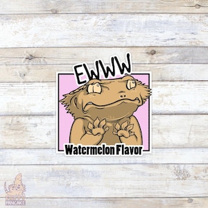 Crested Gecko Vinyl Sticker, Gift for Reptile Lovers and Owners, Accessories for Laptops and Water Bottles