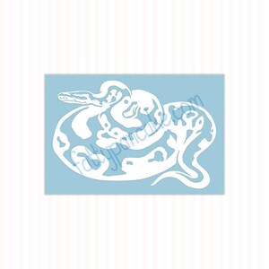Ball Python Customizable Decal, Personalized Cute Snake Tank Decor, Gift for Snake Lovers and Owners image 9